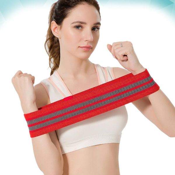 

hip elastic band anti resistance loop exercise strap for stretching size red bands