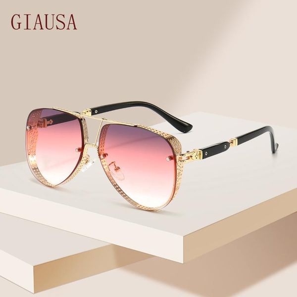 

sunglasses giausa metal mesh decoration fashion men's ocean color coating trend temperament night vision glasses, White;black