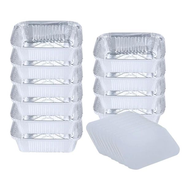 

tools & accessories 10set home roasting kitchen large aluminium foil trays broiling multifunction cooking food container for grilling with l