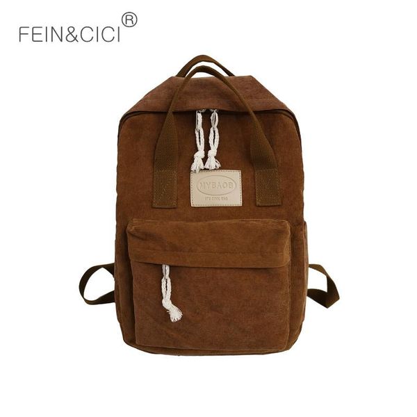 

outdoor bags backpack shool bag for women teenager girl student large big capacity shoulder green brown pink casual 2021