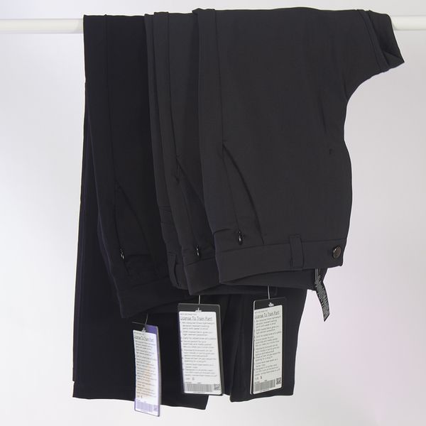 

trousers lulu men's commission pants sports leisure woven capris, Black