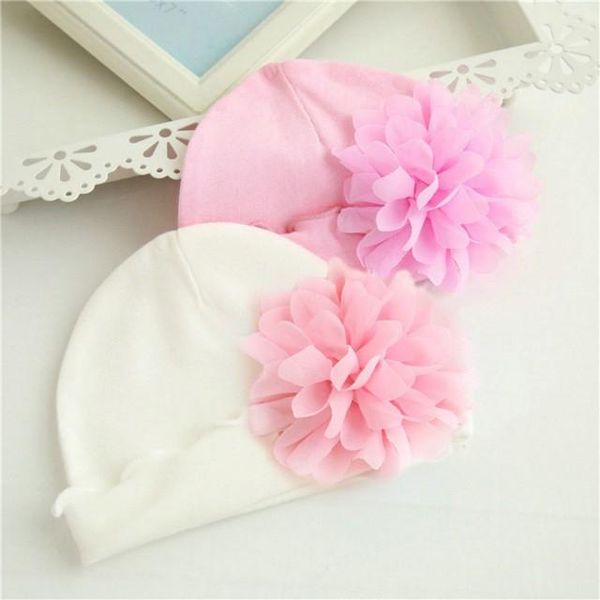 

caps & hats baby for girls born infant toddler flower hat cotton soft pink cap spring autumn sun, Yellow