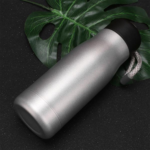 

water bottles & cages 1pc 450ml bike bottle mountain riding kettle stainless steel cup insulation jug for sports outdoor (black)