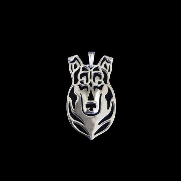 

pendants 2021 fashion jewelry large smooth collie women's metal dog, Black