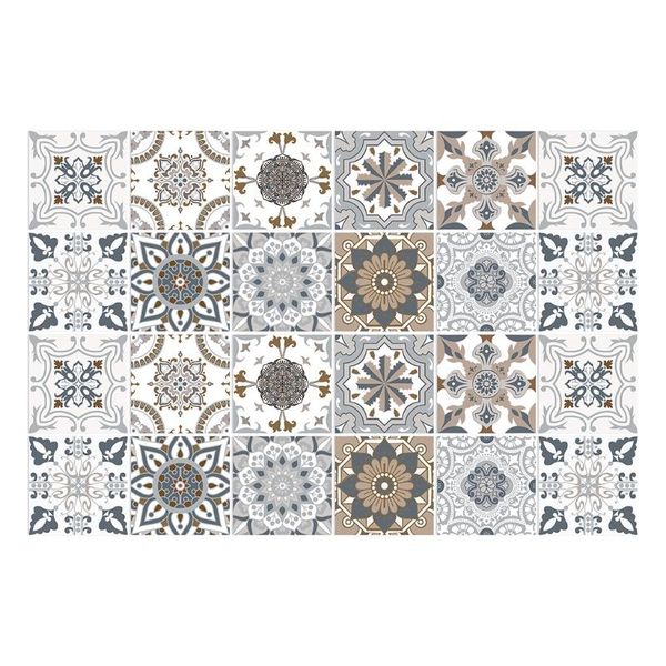 

wall stickers 10pcs backsplash tile peel stick sticky waterproof removable floor stair decals for bathroom kitchen
