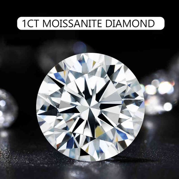 Pedras preciosas soltas 0.3ct para 6ct d cor vvs1 redondo Certificado Gra Moissanite Diamond Forma Excelente gemas para anéis