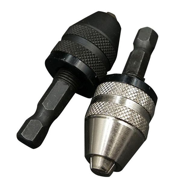 

professional drill bits 0.3-6.5mm keyless chuck screwdriver impact driver adaptor 1/4" 6.35mm hex shank diameter power tools