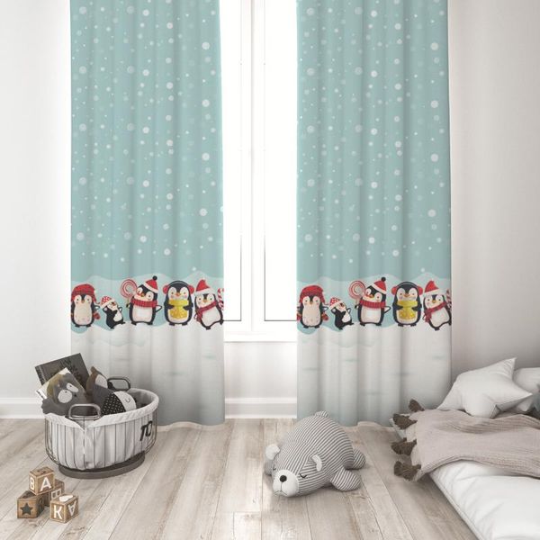

curtain & drapes children's curtains embroidery christmas contracted contemporary stitched window for kids bedroom screening baby room