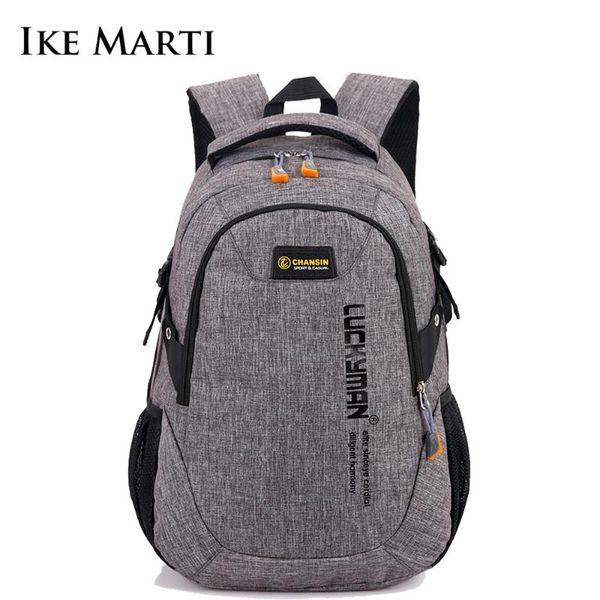 

backpack ike marti student laplarge capacity fashion college school bags man teenages computer designer bag for men