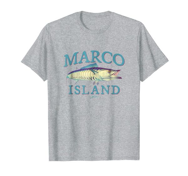 

jcombs: marco island, fl, wahoo t-shirt, White;black