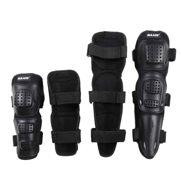 

elbow & knee pads 4pcs/set protective gear pad sports motorcycle bike racing skating shin armor guard protector guards, Black;gray