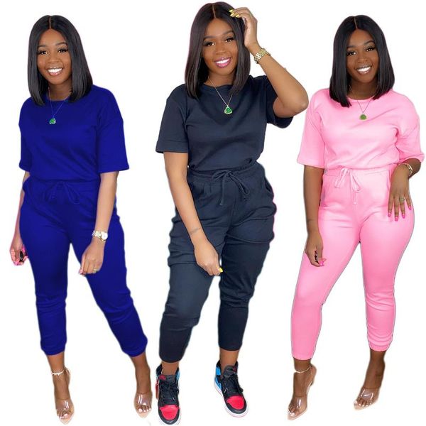 

women's tracksuits a8328-two-piece suit, Gray