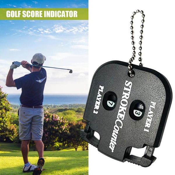 

golf training aids scorer counter double dial count practical hand manual keeper electronic s aid small black color