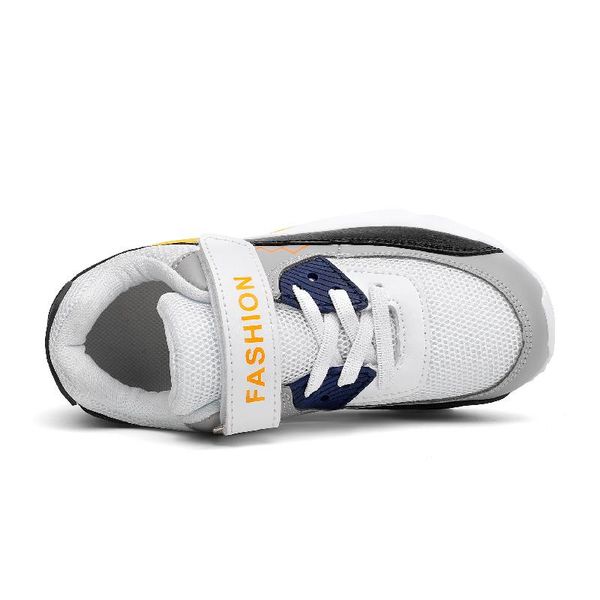 

athletic & outdoor school boys sport sneakers kids air cushion running shoes children breathable mesh walking tenis casual for girl non-slip, Black