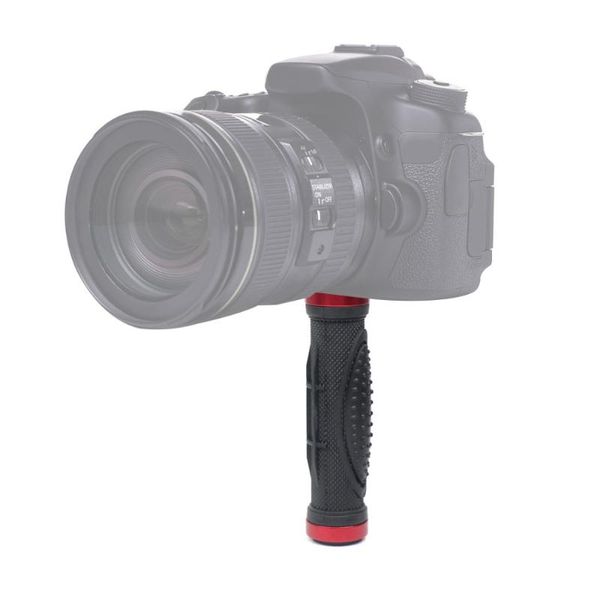

stabilizers slr dslr camera rubber handle tripod holder small handheld stabilizer flash bracket kit with 1/4 screw hole po studio parts