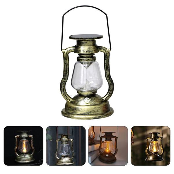 

solar lamps 1pc decorative kerosene lamp retro handheld lantern outdoor ornament
