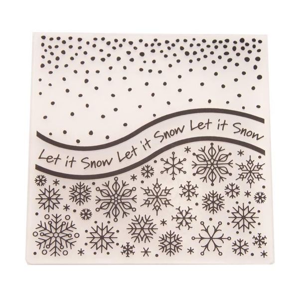 

craft tools snowflake dot plastic embossing folder for scrapbook diy card template stamp making christmas decoration