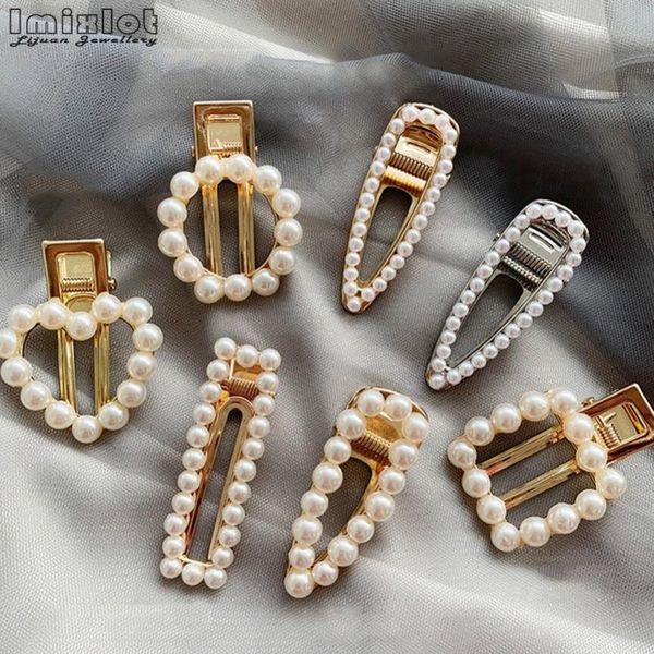 

hair clips & barrettes 1pcs 6cm snap for clip pins bb hairpins metal baby children women girls styling accessories, Golden;silver