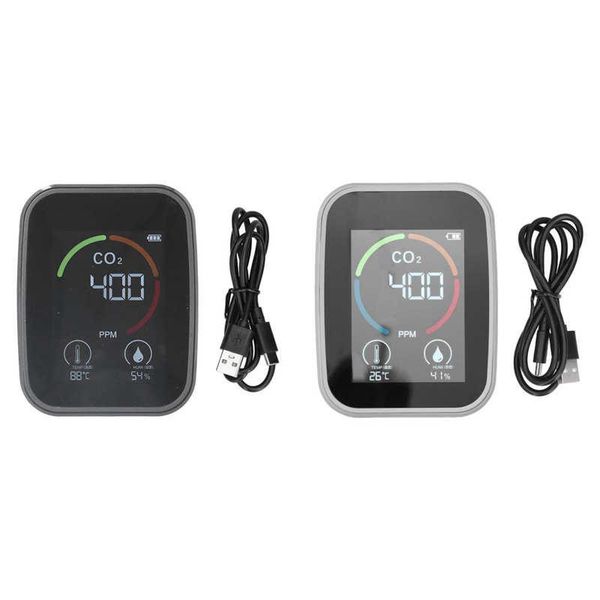 

craft tools air quality detector color screen multifunction compact high accuracy temperature humidity tvoc intelligent for carbon