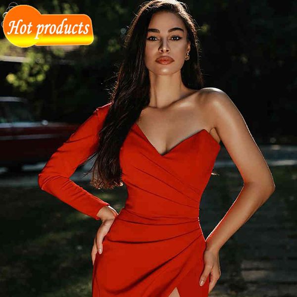 

two piece dress you ladies dressed up s celebrity prty prty red prty drped shoulder design of medium length 25bs, White