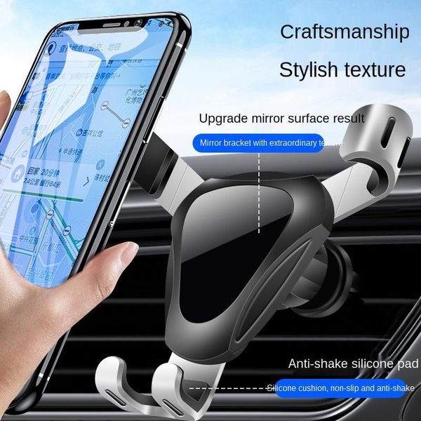 

cell phone mounts & holders car mobile bracket abs material mirror universal multi-function triangle fixed