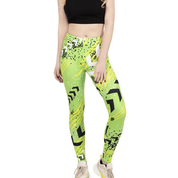 

yoga outfit sport exercise fitness leggings trousers for female women's printing breathable hip lifting tie dye knitted elatic pant