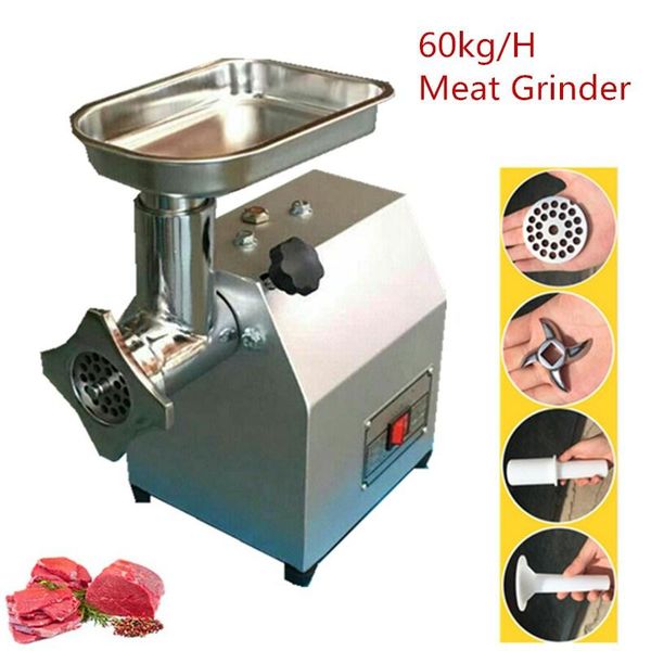 

home use stainless steel meat grinder electric commercial sausage stuffer maker mincer slicer mills mixer grinders