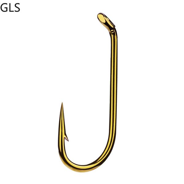 

fishing hooks gls 200pcs/packet hook carbon steel carp fish for soft insect bait 16/14/12/8# accessories