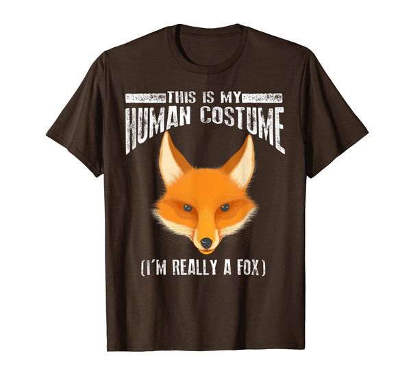 

cute this is my human costume i'm really a fox shirt gift, White;black