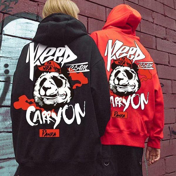 

men's hoodies & sweatshirts kanyesi graffiti letter printing and cashmere sweatshirt chinese style harajuku hoodie hip hop stranger, Black