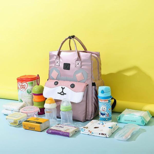 

diaper bags nappy backpack mummy large capacity bag baby multi-function waterproof outdoor travel care bmy009