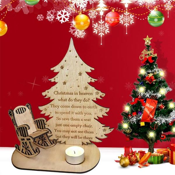 

christmas decorations ornament xmas navidad noel merry wooden 2021 table decor for home year