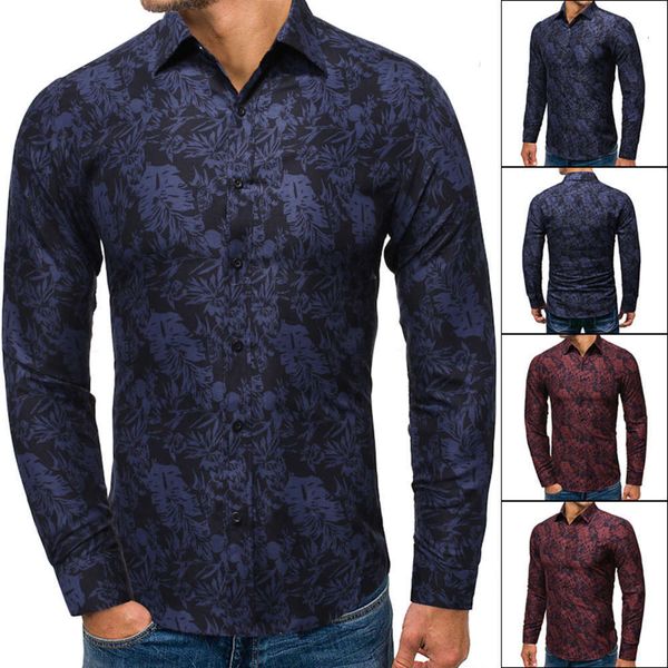 

men's casual shirts shirt printed lapel men's long sleeve pointed collar loose cardigan casual 0g3f 1k0l, White;black