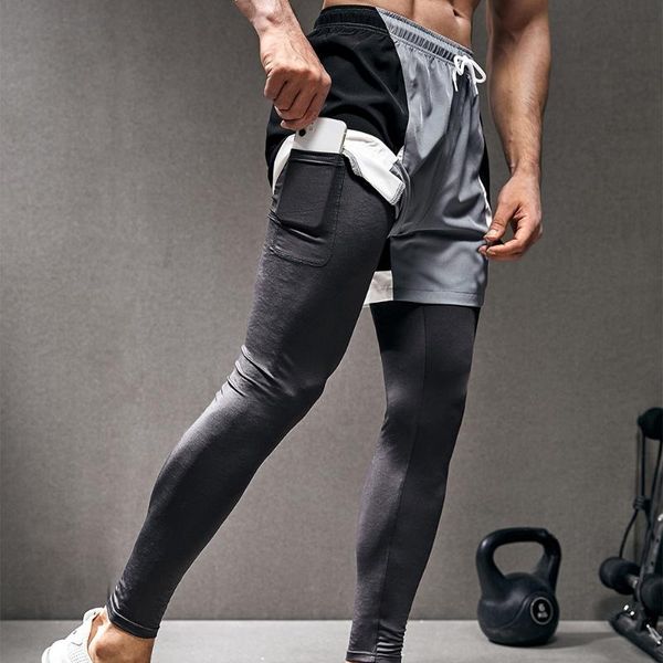 

running pants men joggers track basketball gym jogging workout training fitness skinny male tight sport joger, Black;blue