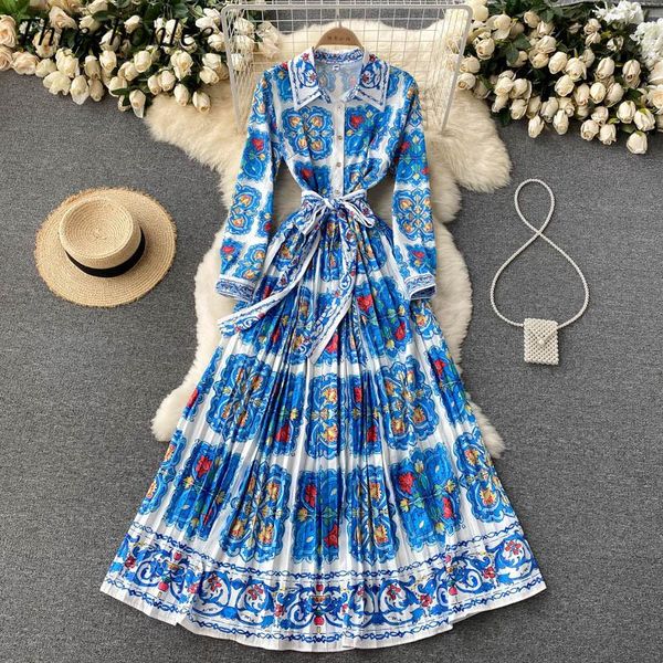 

casual dresses vintage elegant dress for women spring/autumn court style turn-down collar long sleeve hit color female vestidos, Black;gray