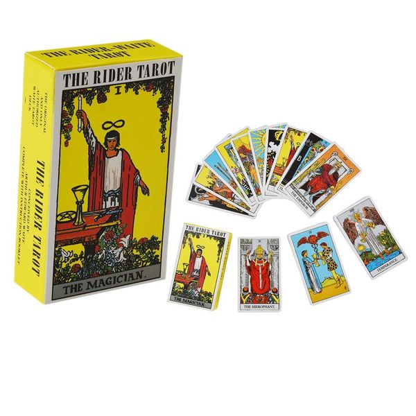 

party favor oracle rider waite tarot cards use deck full english version board games palying for game