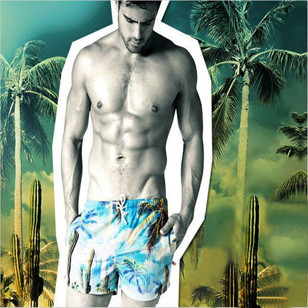 

swimwear pyongrains men's boxers fashion popular beach swimming trunks