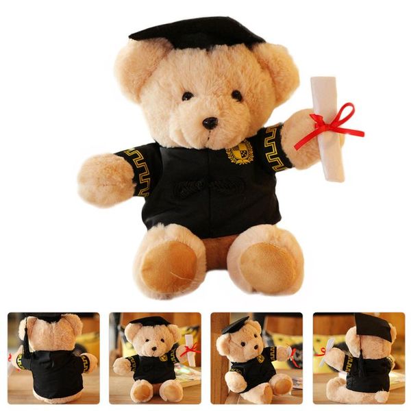 

gift wrap 1pc adorable graduation season bear doll lovely with doctorial hat