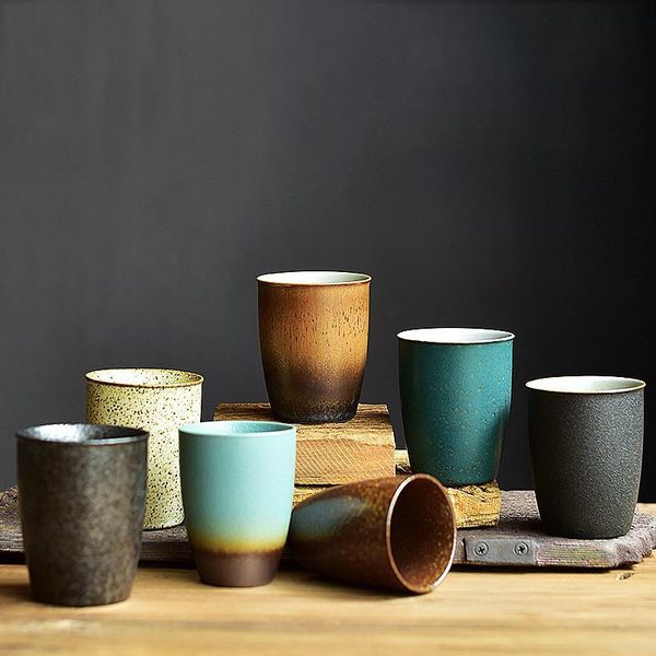 

cups & saucers luwu big capacity ceramic teacup vintage tea cup household chinese drinkware 150ml