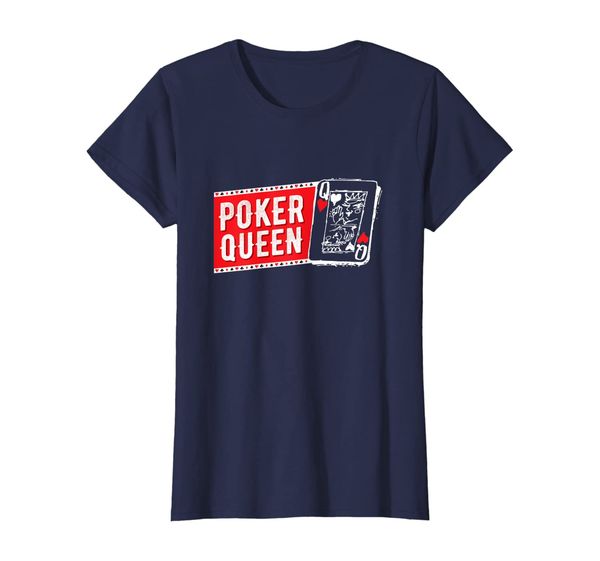 

Womens Poker Queen Card Player Texas Hold Em T-Shirt, Mainly pictures