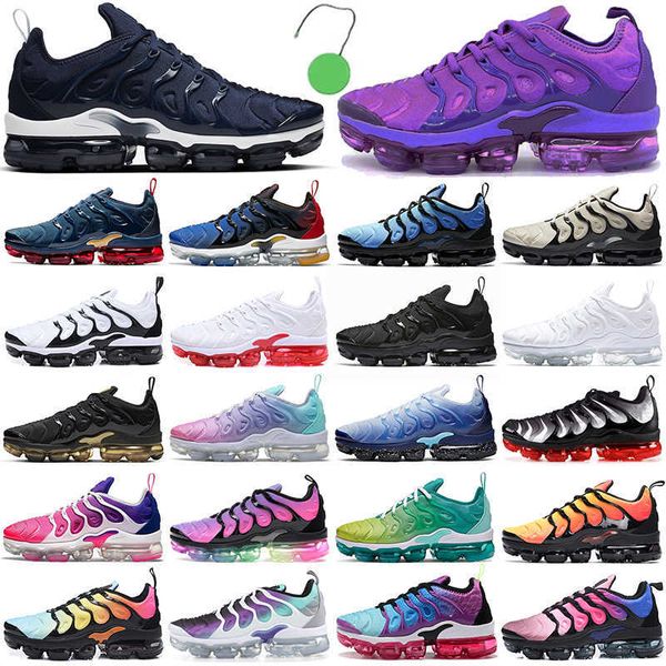 

tn plus mens running shoes men women ourdoor trainers all red triple black hyper blue tns sports sneakers size 36-47