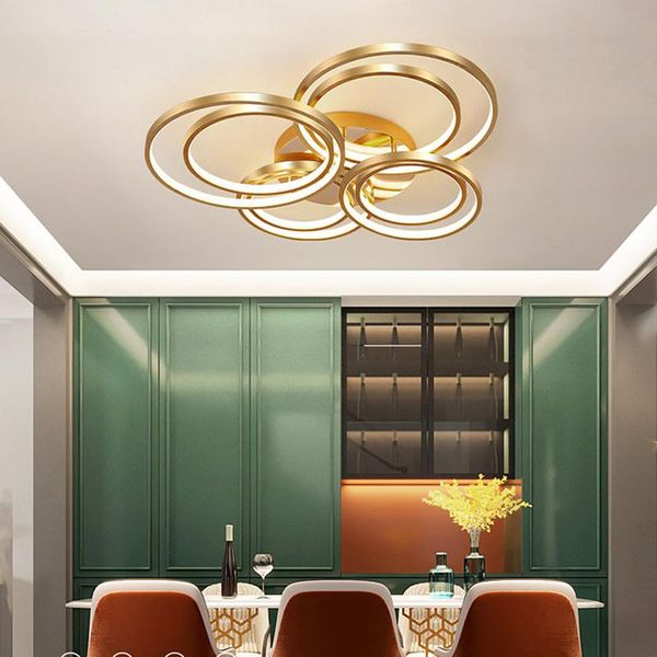 

ceiling lights living room lamp nordic post-modern minimalistic atmosphere led creative personality circle restaurant villa designer la