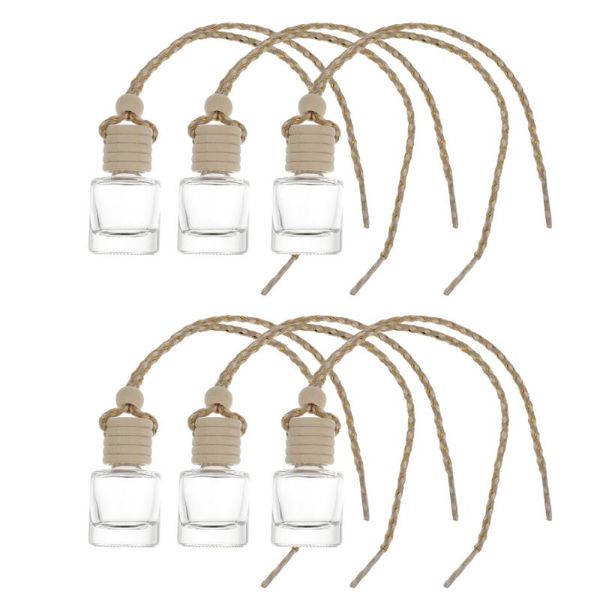 

storage bottles & jars 6pcs empty car hanging perfume bottle pendant