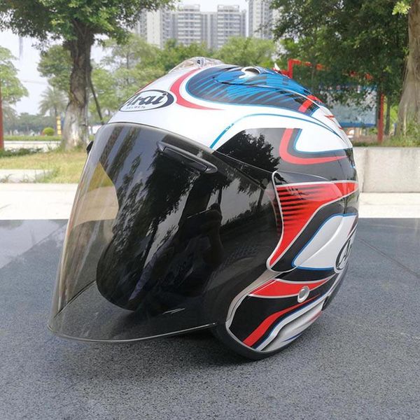 

motorcycle helmets 2021 arrival half helmet 1/2 mouth filter perfect for open face motocross motorbike capacete casco