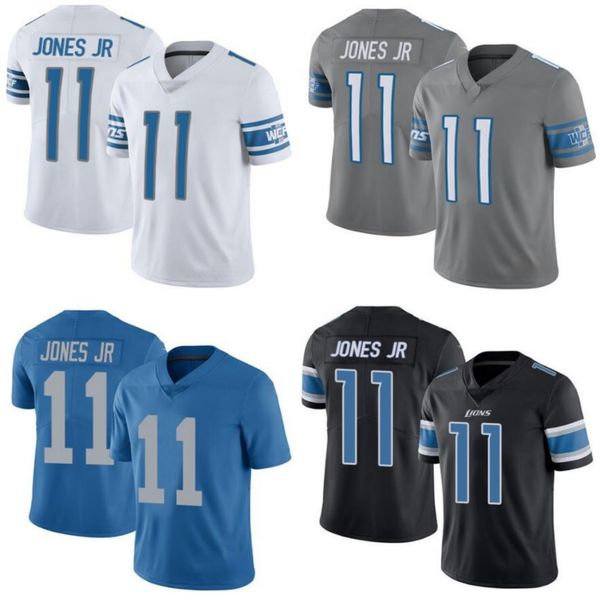 

detroitlionsmen #11 marvin jones jr women youth limited rush jersey, Black