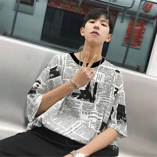 

fashionable male t-shirts japan shirt t-shirt, White;black