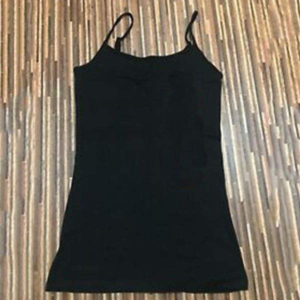 

women's tanks & camis women slim tank ladies fashion elastic vest casual solid color straps vests for sleeveless top, White