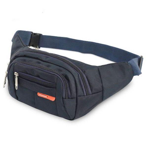 

custom logo sac banane canvas running sport fishing waist bag wholesale