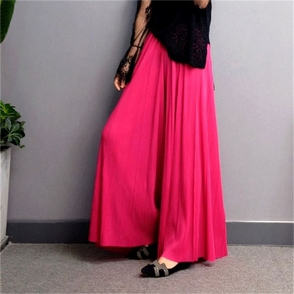 

dresses miyake solid pleated casual wide leg full lenghth pants, White