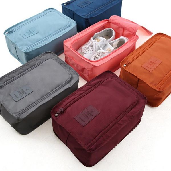 

travel portable shoe bags with handle waterproof lightweight luggage storage pouch organizer bag for men women clothing & wardrobe